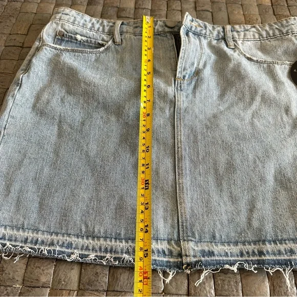 NEW! Articles of Society Denim Mini Skirt - Jean skirt NWT Size 30 - Picture 5 of 8